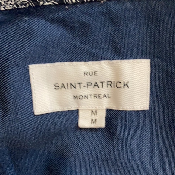 Saint Patrick sz Med slim fit Casual shirt, New - Picture 2 of 3